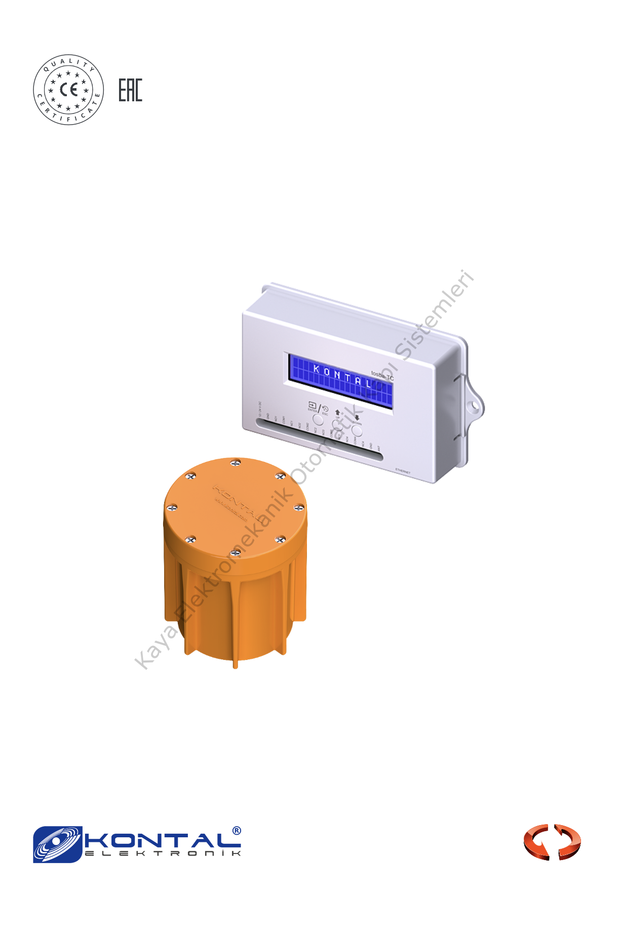 Kontal KS Köstebek ve TC Kontrol Kartı -  Metal Kütle Dedektörü LOOP Dedektör  (Otomatik Kapı Aksesuarı)