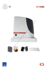 Nice Run 1200 KG HS Hızlı Seri Yana Kayar Bahçe Kapısı Motor Kiti (Otomatik Kapı Motoru) (Aksesuarlı Kit)