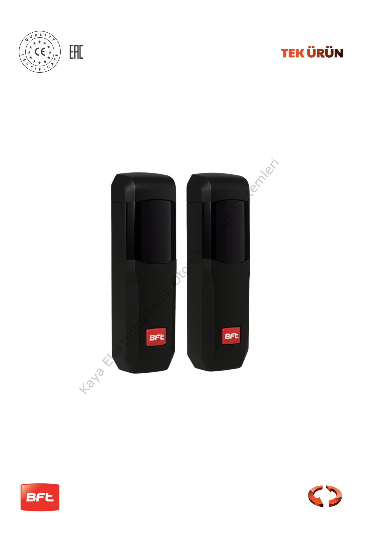 BFT Compacta A20-180 Emniyet Fotosel Takımı (Otomatik Kapı Sensörü)