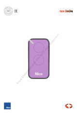 Nice Era Intı 2 Kanallı Kumanda Lila (Otomatik Kapı Kumandası)