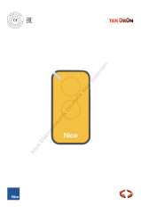 Nice Era Intı 2 Kanallı Kumanda Sarı (Otomatik Kapı Kumandası)