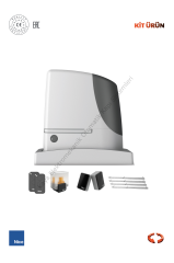 Nice Run 1500 KG Yana Kayar Bahçe Kapısı Motor Kiti (Otomatik Kapı Motoru) (Aksesuarlı Kit)