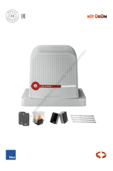 Nice Robus 600 KG HS Hızlı Seri Yana Kayar Bahçe Kapısı Motor Kiti (Otomatik Kapı Motoru) (Aksesuarlı Kit)