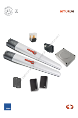 Nice Tooana 5024HS Hızlı Seri Dairesel Bahçe Kapısı Motor Kiti (Otomatik Kapı Motoru) (Aksesuarlı Kit)