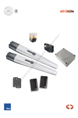 Nice Tooana 5016 Dairesel Bahçe Kapısı Motor Kiti (Otomatik Kapı Motoru) (Aksesuarlı Kit)