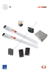 Nice Wingo 3524HS Hızlı Seri Dairesel Bahçe Kapısı Motor Kiti (Otomatik Kapı Motoru) (Aksesuarlı Kit)