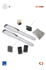 Nice Wingo 4000 Dairesel Bahçe Kapısı Motor Kiti (Otomatik Kapı Motoru) (Aksesuarlı Kit)