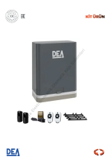 DEA Livi Boost 600 KG Hızlı Seri Yana Kayar Bahçe Kapısı Motor Kiti (Otomatik Kapı Motoru) (Aksesuarlı Kit)