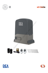 DEA Rev 1200 KG (Boost) Hızlı Seri Yana Kayar Bahçe Kapısı Motor Kiti (Otomatik Kapı Motoru) (Aksesuarlı Kit)