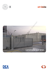 DEA Gulliver 3000 KG Yana Kayar Bahçe Kapısı Motor Kiti (Otomatik Kapı Motoru) (Aksesuarlı Kit)