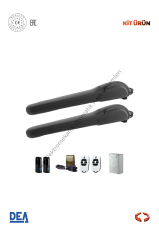DEA MAC Dairesel Bahçe Kapısı Motor Kiti (Otomatik Kapı Motoru) (Aksesuarlı Kit)
