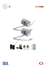 DEA Livi 502/24V Dairesel Bahçe Kapısı Motor Kiti (Otomatik Kapı Motoru) (Aksesuarlı Kit)
