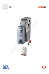 DEA Lato 220NET/C (Endüstriyel Tip Seksiyonel Kapı Motoru) (Otomatik Kapı Motoru) (Aksesuarlı Kit)