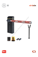 BFT Michelangelo 80 BT Ultra 8 Metre Bariyer (Yol Bariyeri - Kontrollü Geçiş - Güvenlik ) (Aksesuarlı Kit)