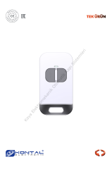 Kontal Qulp2 - 2 Kanallı Değişken Kodlu Kumanda Beyaz (Otomatik Kapı Aksesuarı)