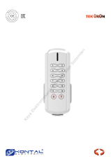 Kontal VM12 - 12 Kanallı Değişken Kodlu Kumanda Siyah (Otomatik Kapı Aksesuarı)