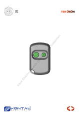 Kontal VPU - 2 Kanallı Sabit Kodlu Kumanda (Otomatik Kapı Aksesuarı)