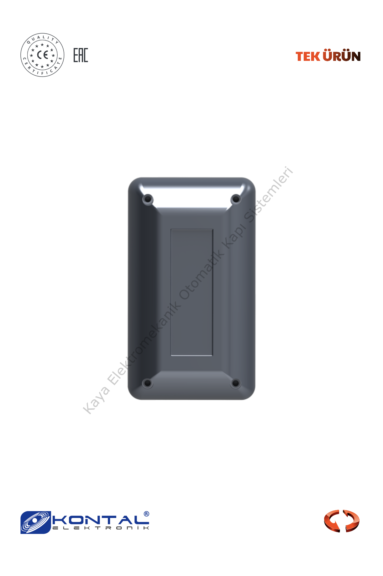 Kontal RKA4 - 4 Kanallı Değişken Kodlu Alıcı (Otomatik Kapı Aksesuarı)