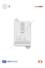 Kontal WKA2 - 2 Kanal Çıkışlı WiFi & Kumanda Alıcı (Otomatik Kapı Aksesuarı)
