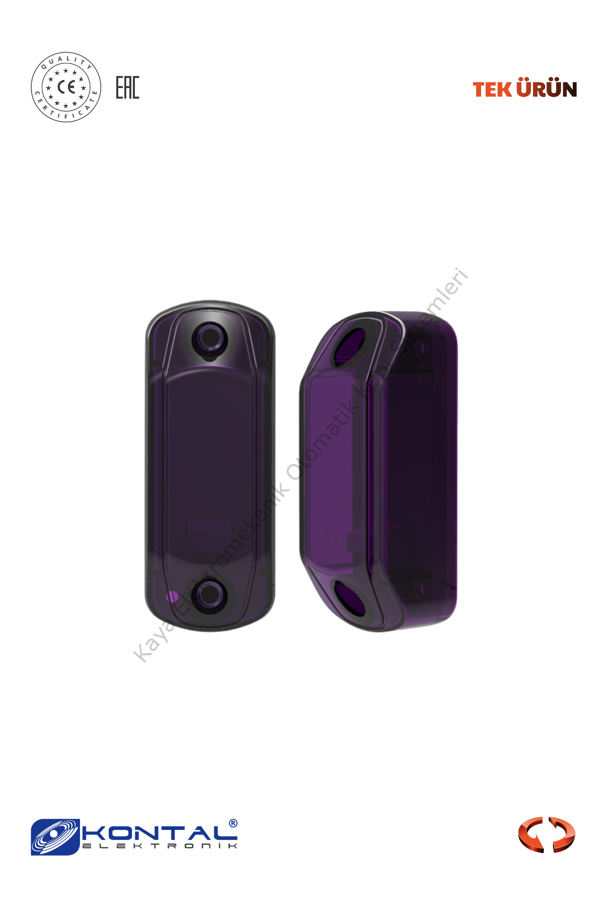 Kontal MEF -  Mini Emniyet Fotoseli Takımı (Otomatik Kapı Aksesuarı)