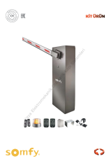 Somfy Levixo 30 230V RTS 4 Metre Bariyer (Yol Bariyeri - Kontrollü Geçiş - Güvenlik ) (Aksesuarlı Kit)