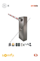 Somfy Levixo 50 230V RTS 6 Metre Bariyer (Yol Bariyeri - Kontrollü Geçiş - Güvenlik ) (Aksesuarlı Kit)