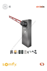 Somfy Levixo 40 24V RTS 4 Metre Bariyer (Yol Bariyeri - Kontrollü Geçiş - Güvenlik ) (Aksesuarlı Kit)