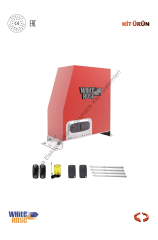 White Rose JET3000 Sanayi Tipi Yana Kayar Bahçe Kapısı Motoru (Otomatik Kapı Motoru) (Aksesuarlı Kit)