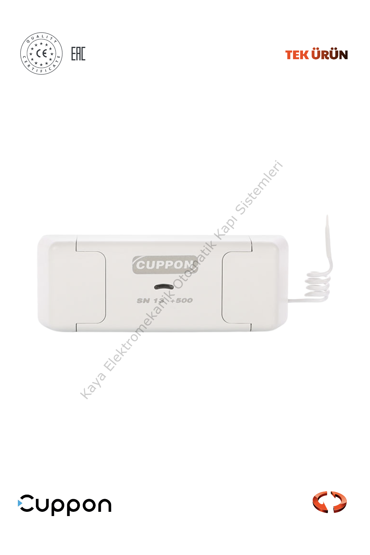 Cuppon SN-13 Kuru Kontak Alıcı Ünitesi (Otomatik Kapı Aksesuarı)