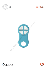 Cuppon 4HS 4 Kanallı Kumanda Mavi (Otomatik Kapı Aksesuarı)