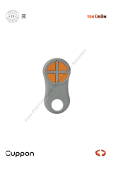 Cuppon 4HS 4 Kanallı Kumanda Gri (Otomatik Kapı Aksesuarı)