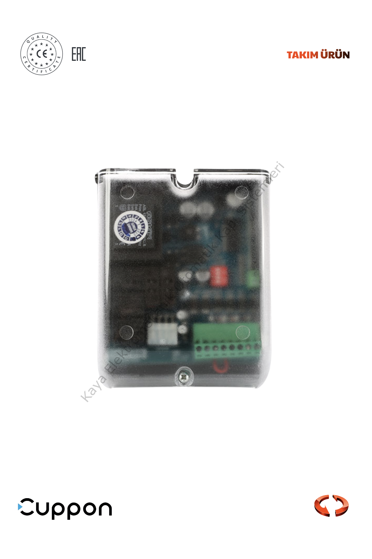 Cuppon KP-106 Plus Zincirli Motor Alıcı Ünitesi (Otomatik Kapı Aksesuarı)