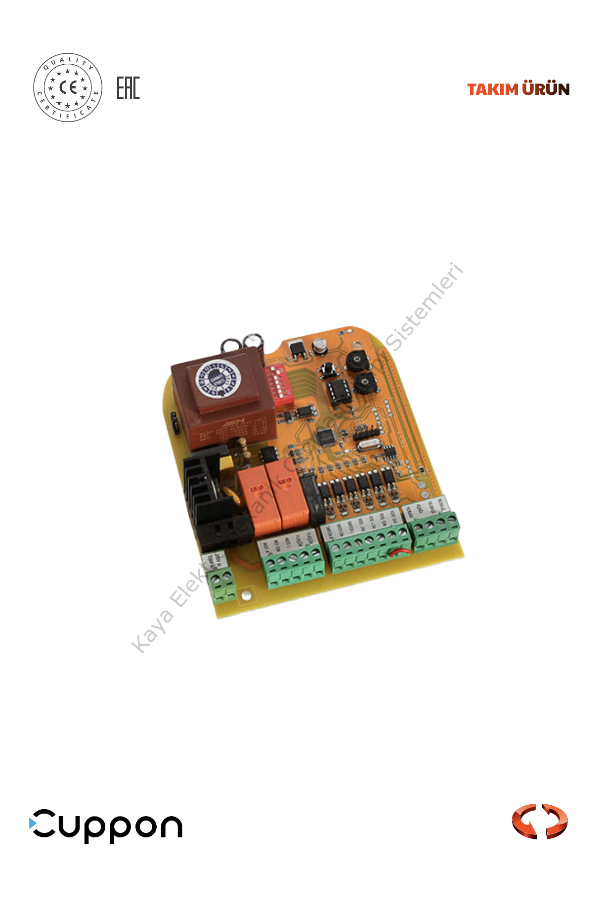 Cuppon KP-107 600 Kg Bahçe Kapısı Motor Kontrol Kartı (Otomatik Kapı Aksesuarı)