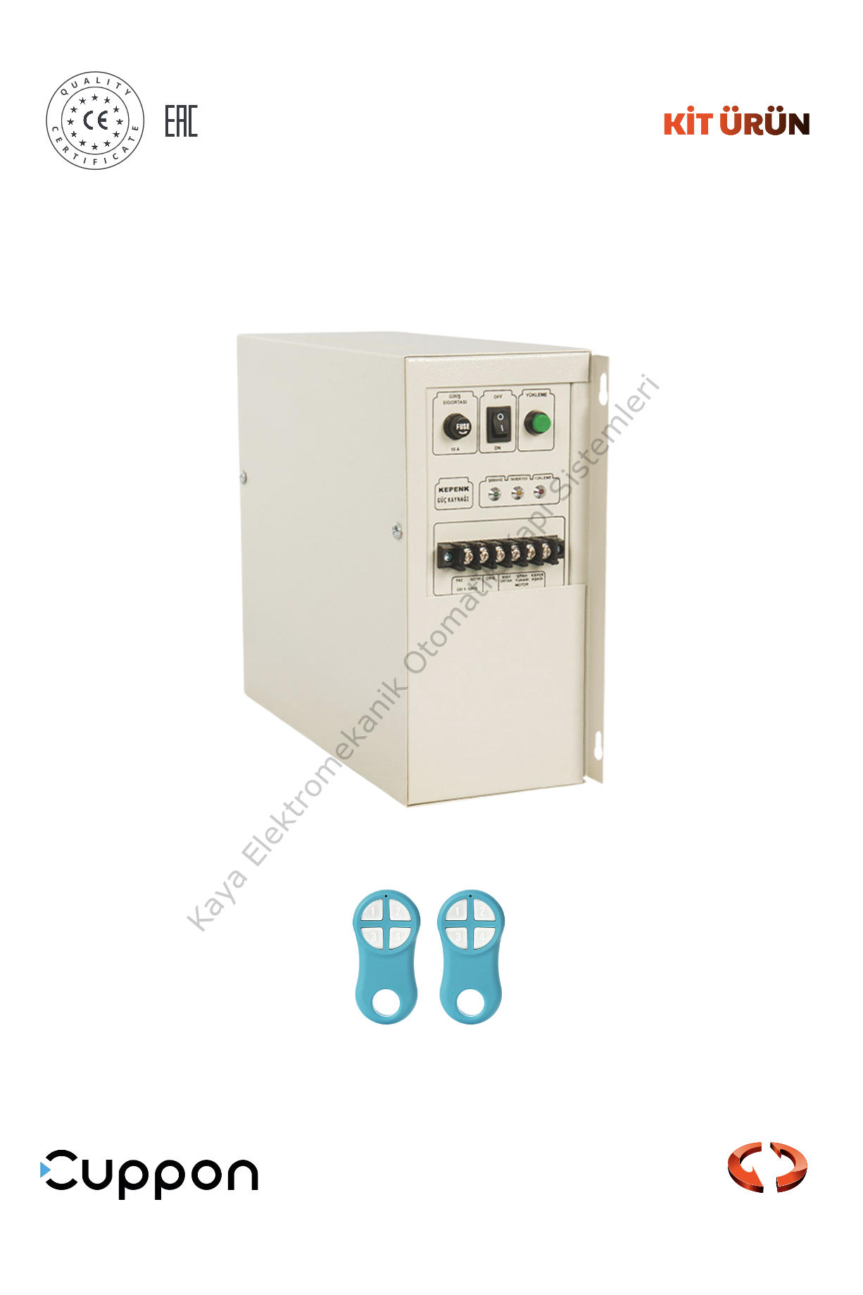 Cuppon R-GK 1500 W Kepenk Güç Kaynağı UPS Tek Çıkışlı (Otomatik Kapı Aksesuarı)