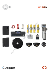 Cuppon CSD250-MAM25 Çift Kanat Fotoselli Kapı Elektronik Bölüm Kit (Otomatik Kapı Motoru)