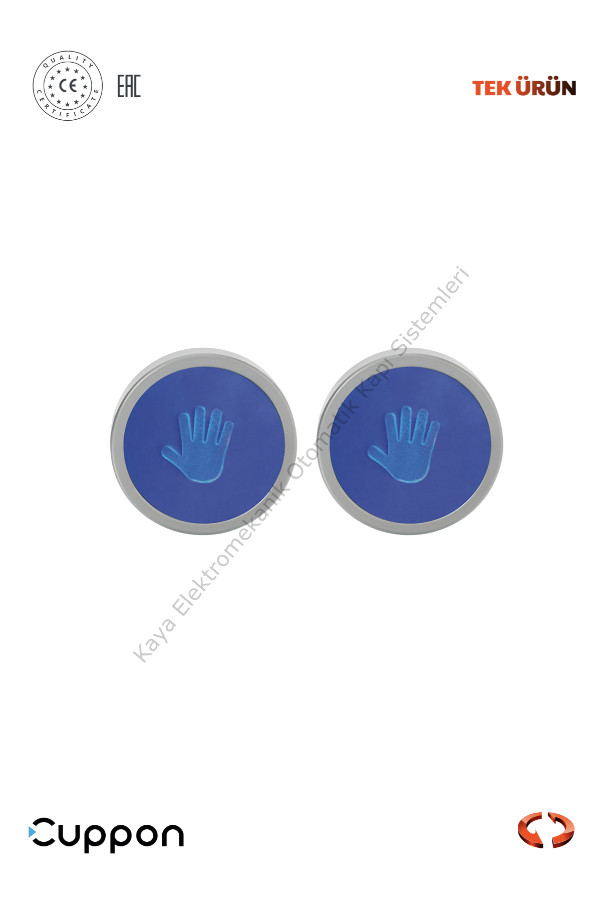 Cuppon SNEL El Sensörü 2'li (Otomatik Kapı Aksesuarı)