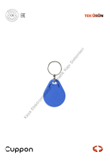 Cuppon SAN ID Anahtarlık Mavi 30'lu (Otomatik Kapı Aksesuarı)
