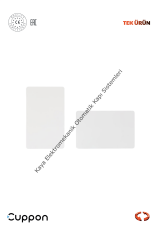 Cuppon SCA ID Kart Beyaz 30'lu (Otomatik Kapı Aksesuarı)