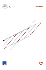 Nice WA13 Bariyer İçin Alüminyum Saçak 2 Metre (Otomatik Kapı Yedek Parça)