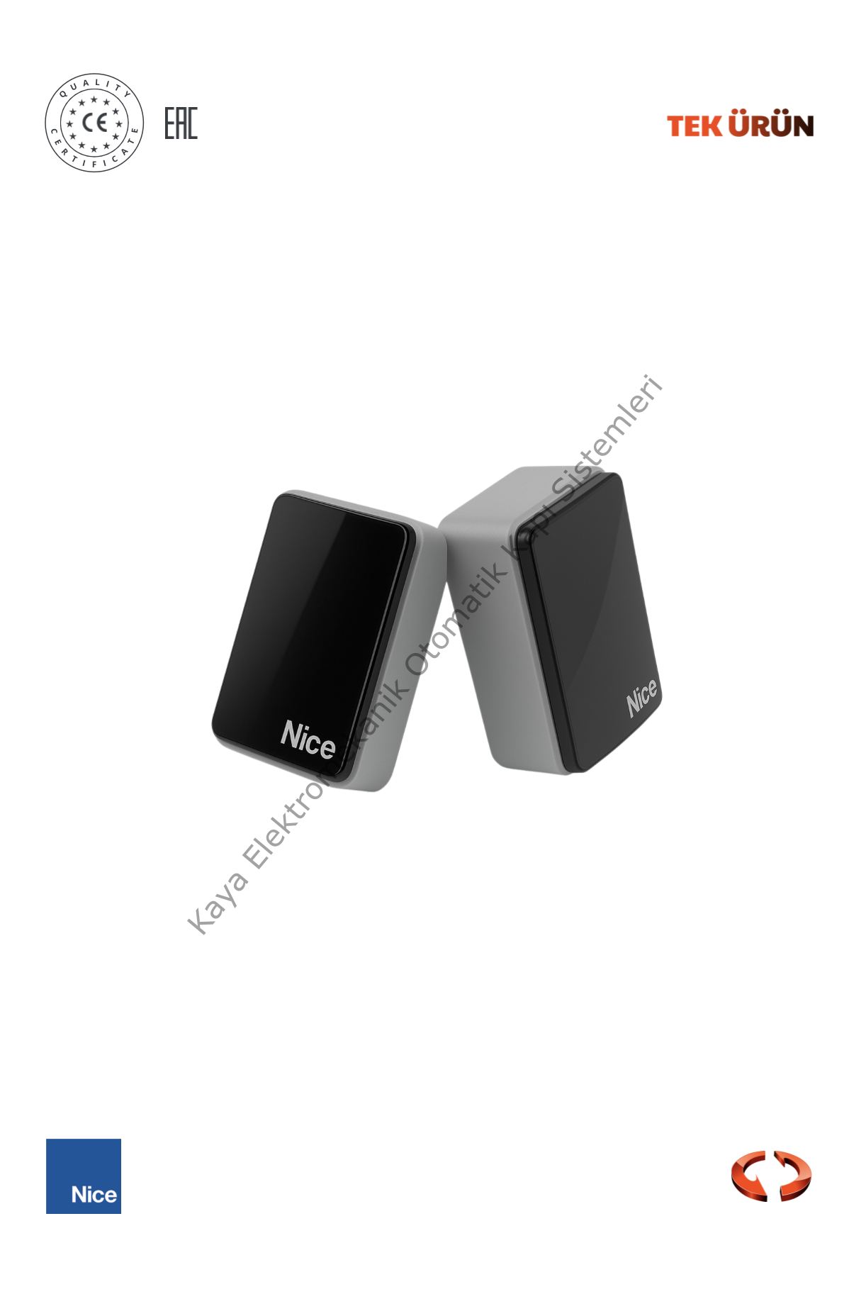 Nice EPMB BlueBus Emniyet Fotosel Takımı (Otomatik Kapı Sensörü)