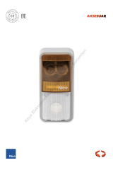 Nice EPMOR Reflektörlü Emniyet Fotosel Takımı (Otomatik Kapı Sensörü)