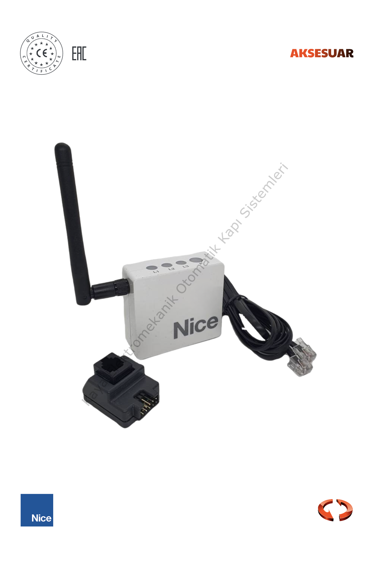 Nice IT4WIFI Akılllı Telefonla Kontrol Arayüzü (Otomatik Kapı Aksesuarı)