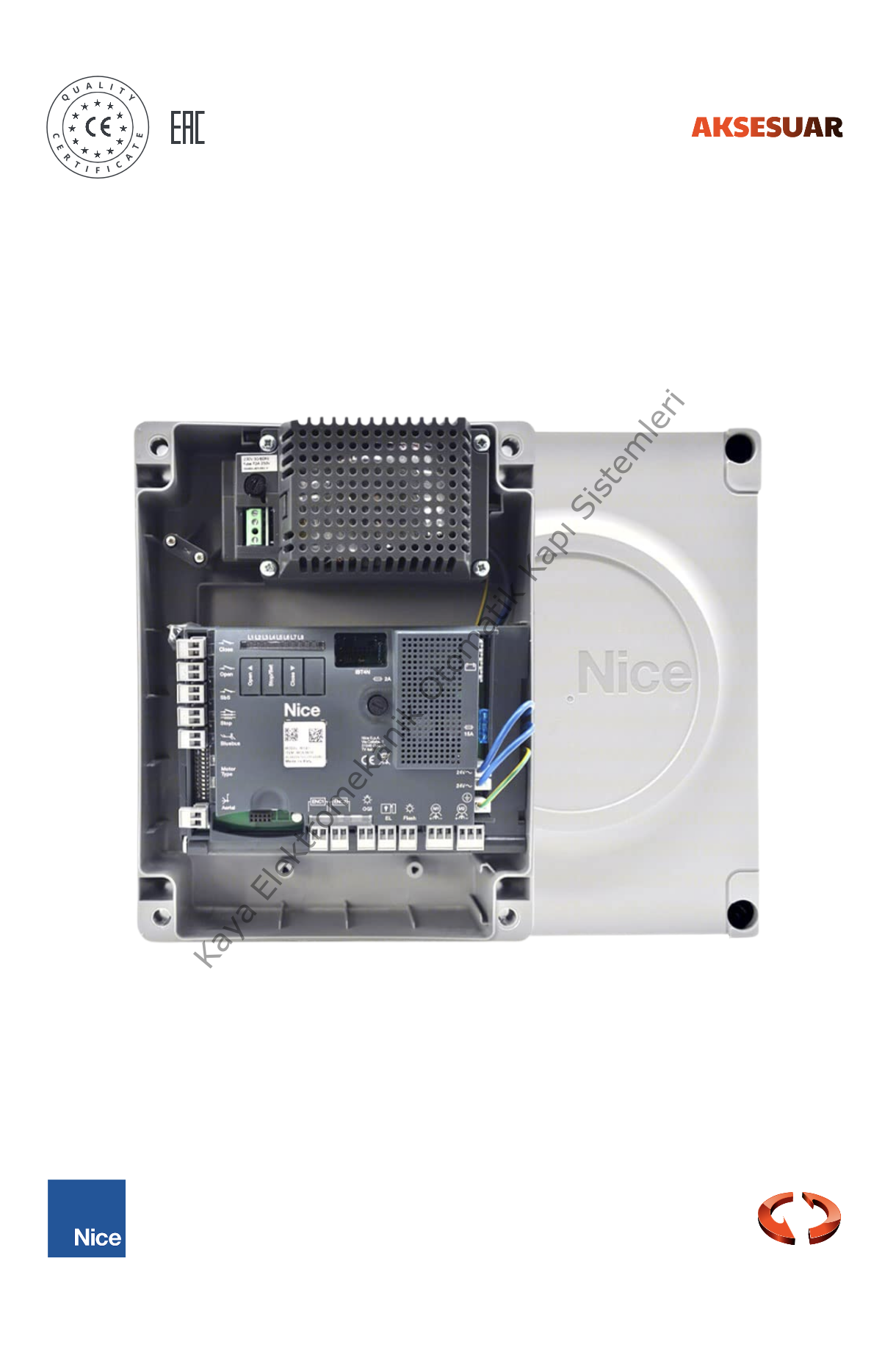 Nice MC824H Toona 5024/6024 HS Motor Kontrol Ünitesi (Otomatik Kapı Aksesuarı)