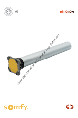 Somfy LT80S CSI 300 Ø94 230/50 300 Nm Redüktörlü SEL Kepenk/Panjur Motoru (Otomatik Kapı Motoru)
