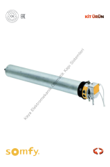 Somfy LT90 450 D124 B SEL 450 Nm Kepenk Motoru (Otomatik Kapı Motoru)