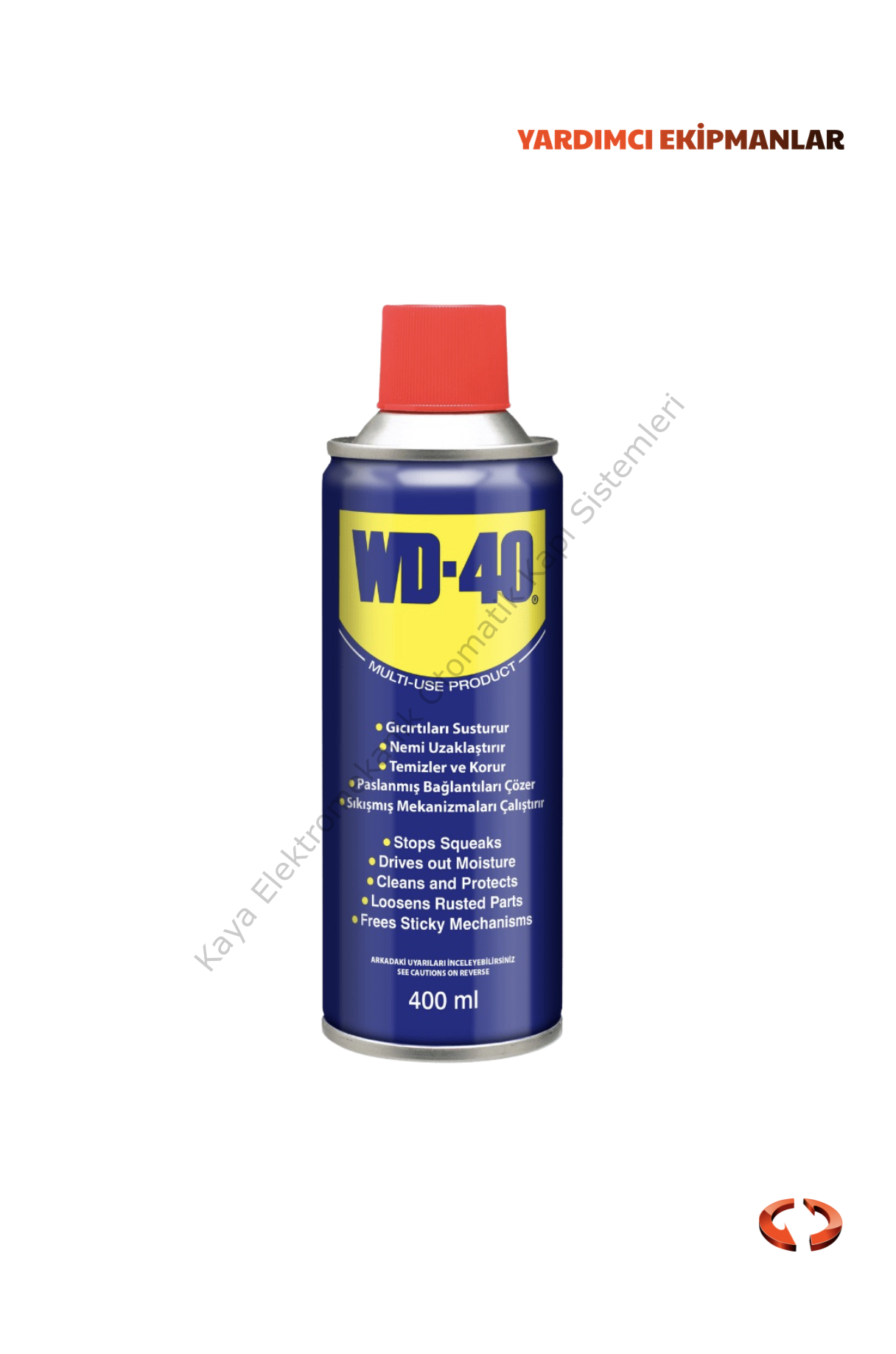 WD-40® Pas Sökücü & Yağlayıcı Sıvı Gres 400 ml (Otomatik Kapı Montaj&Bakım Aksesuarı)