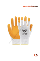 Beybi PN7 Polyester Örme Nitril Eldiven (Otomatik Kapı Montaj&Bakım Aksesuarı)