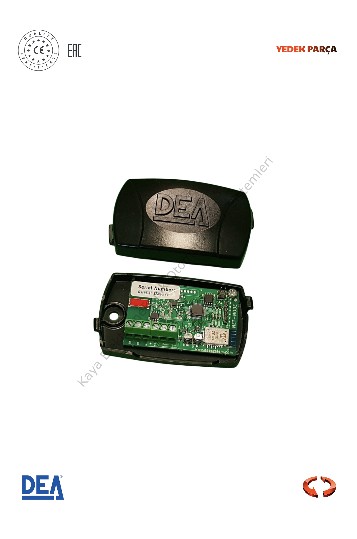 DEA NET-NODE 2.0 Bluetooth Kontrol Bağlantı Modülü (Otomatik Kapı Aksesuarı)