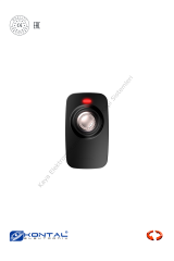 Kontal KB1 Kablosuz Buton Siyah (Otomatik Kapı Aksesuarı)