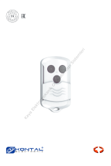 Kontal EVS3 - 3 Kanallı Değişken Kodlu Kumanda Beyaz (Otomatik Kapı Aksesuarı)